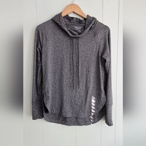 Athleta Gray Hooded Sweatshirt-Size S
